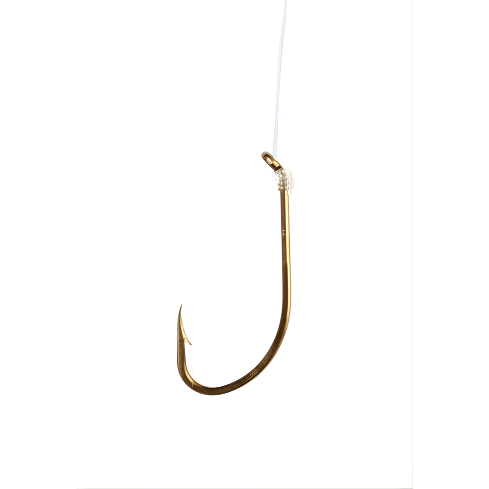 Eagle Claw Plain Shank Snelled Hooks (031)